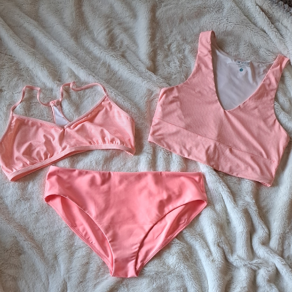 Carve Designs Neon Pink Bikini Set